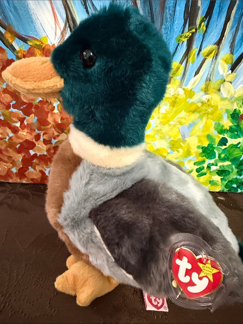 🌵2 For $14🌵Ty Beanie Buddies. Plush Mallard Duck